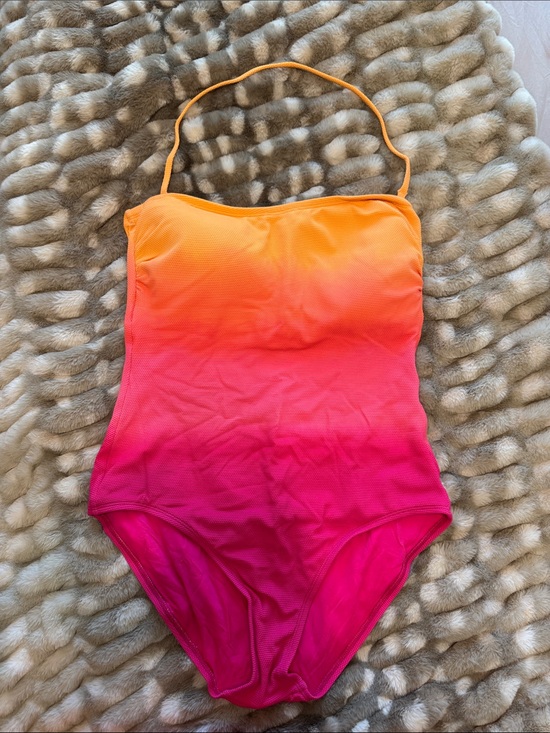 Tommy Bahama Other - Tommy Bahama Orange to Pink Strapless Swimsuit